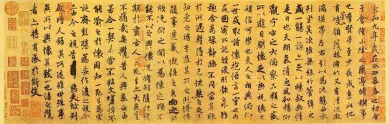王羲之《兰亭序》流传的完整故事